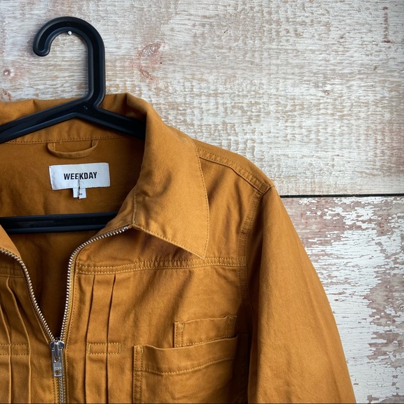 WEEKDAY // brown cargo jacket - Picture 4 of 6